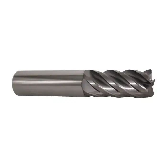 CERATIZIT 12180771 1/4" Size, 3/4" LOC, .010" Radius, 5 Flute, Solid Carbide Corner Radius End Mill Crafted