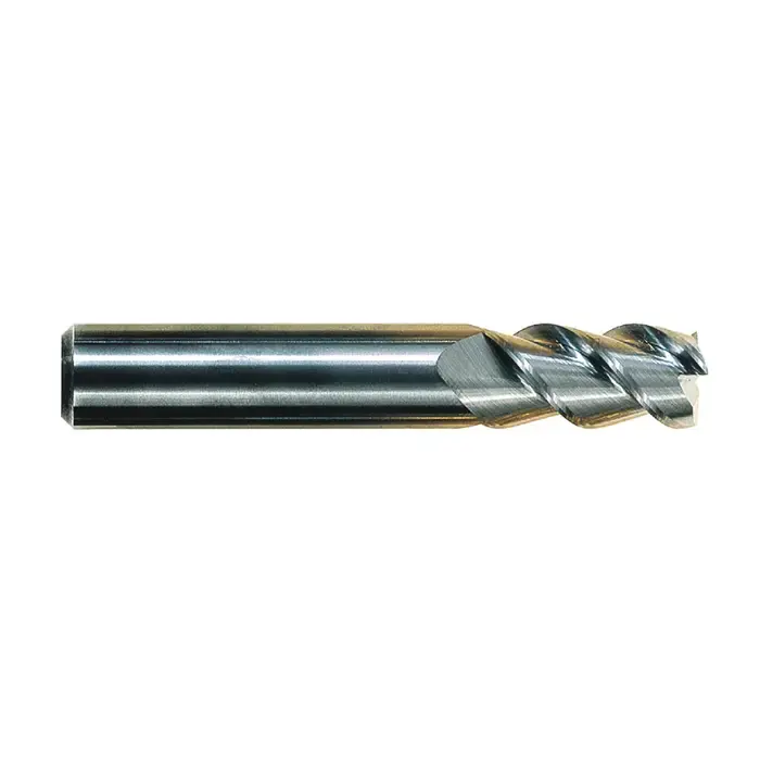 Next Day Delivery M.A. FORD 11217720T 4.50mm Size, 14.00mm LOC, 3 Flute, TiN Solid Carbide Finishing End Mill