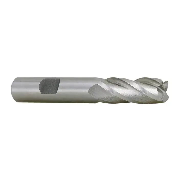 Holiday Sale RUSHMORE USA 100707 1" Size, 2" LOC, .020" Radius, 4 Flute, M42 8% Cobalt Corner Radius End Mill