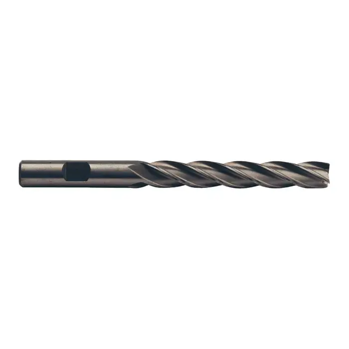 Cheap TTC 08-371-364 1" Size, 6" LOC, 4 Flute, Bright High Speed Steel Square End Mill