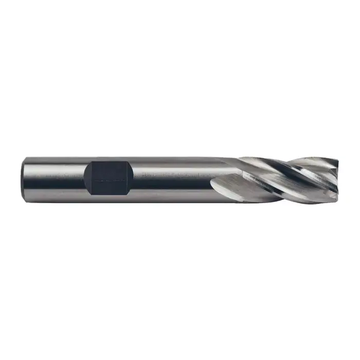 Trending TTC 08-371-732 1/2" Size, 1-1/4" LOC, 4 Flute, Bright Cobalt Square End Mill