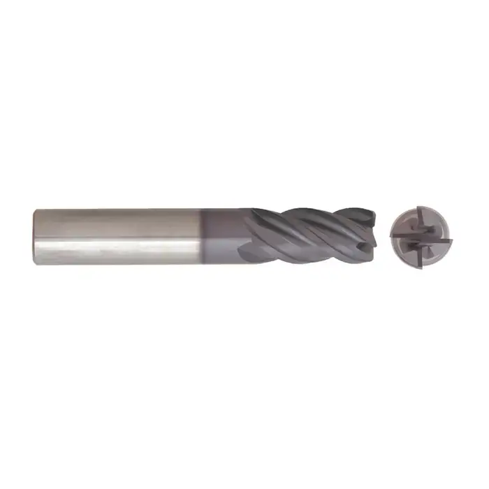 NIAGARA N57474 1/2" Size, 1" LOC, .030" Radius, 4 Flute, Solid Carbide Corner Radius End Mill Mega Sale