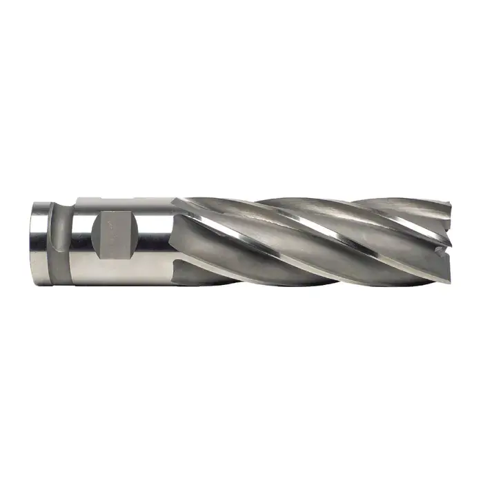 Same Day Shipping TTC PRODUCTION 08-107-016 2-1/2" Size, 4" LOC, 6 Flute, Bright High Speed Steel Square End Mill