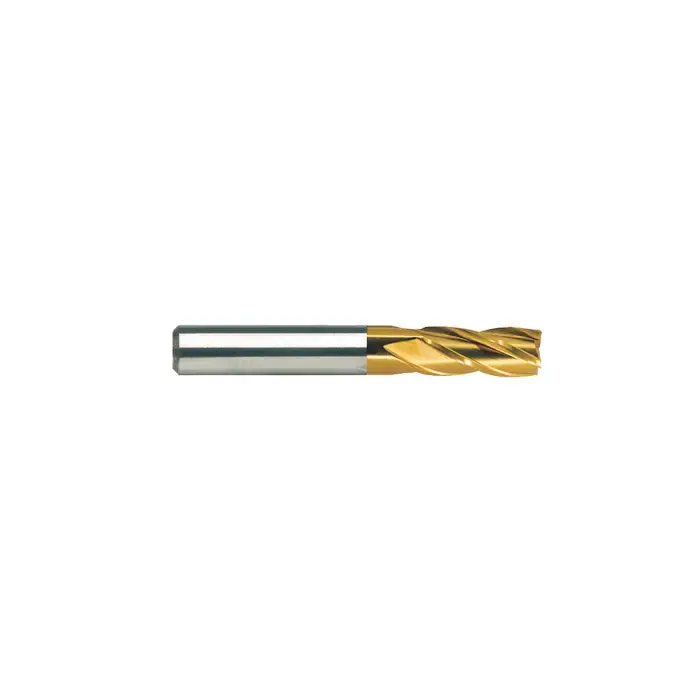 Instant Buy RUSHMORE USA 100437 1/16" Size, 3/16" LOC, 4 Flute, TiN Solid Carbide Square End Mill