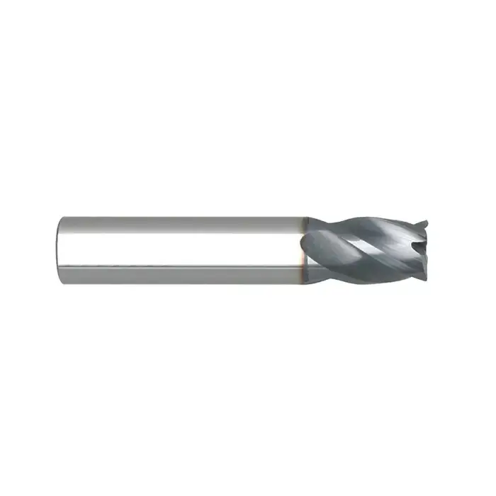 NIAGARA N09777 1/8" Size, 1/8" LOC, .010" Radius, 4 Flute, Solid Carbide Corner Radius End Mill Crafted