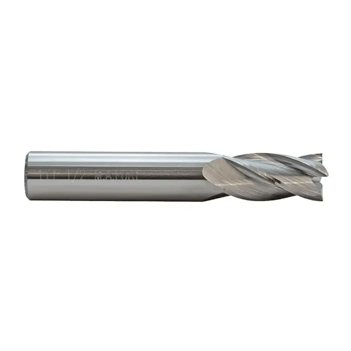 Budget M.A. FORD 11105911 1.50mm Size, 4.50mm LOC, 4 Flute, Bright Solid Carbide Square End Mill