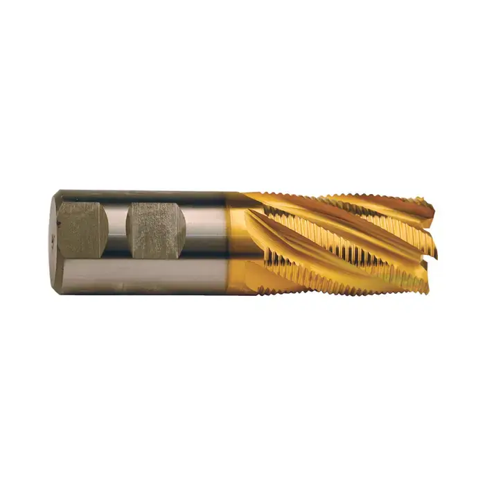 Hot Picks TTC PRODUCTION HP 08-204-250 1-1/4" Size, Fine Pitch, 4" LOC, 6 Flute, M42 8% Cobalt Roughing End Mill