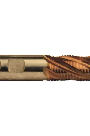 Holiday Sale TTC PRODUCTION HP 09-200-490 1" Size, Fine Pitch, 4" LOC, 5 Flute, M42 8% Cobalt Roughing End Mill