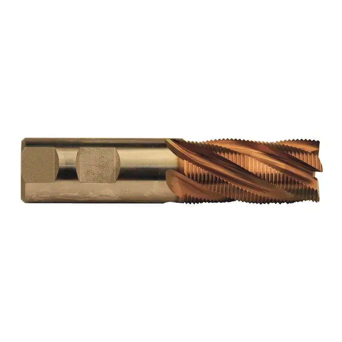 Holiday Sale TTC PRODUCTION HP 09-200-490 1" Size, Fine Pitch, 4" LOC, 5 Flute, M42 8% Cobalt Roughing End Mill
