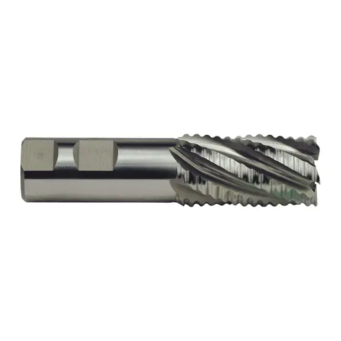 Premium TTC PRODUCTION HP 08-200-221 1-1/4" Size, Coarse Pitch, 2" LOC, 6 Flute, M42 8% Cobalt Roughing End Mill