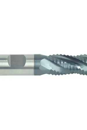 Best Seller TTC PRODUCTION HP 09-200-220 1-1/4" Size, Coarse Pitch, 2" LOC, 6 Flute, M42 8% Cobalt Roughing End Mill