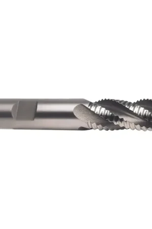 Hot Deal TTC PRODUCTION HP 08-200-060 3/8" Size, Coarse Pitch, 3/4" LOC, 4 Flute, M42 8% Cobalt Roughing End Mill