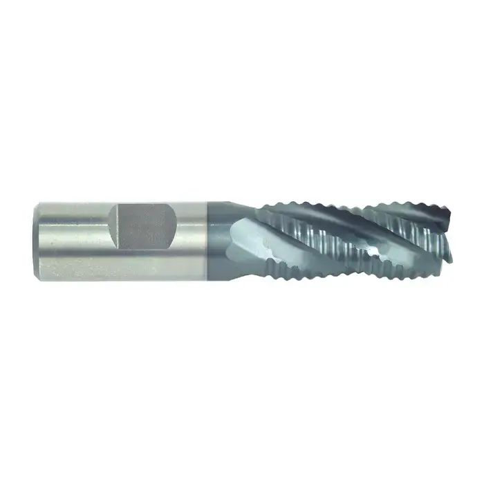 Trusted Brand TTC PRODUCTION HP 09-200-080 1/2" Size, Coarse Pitch, 1-1/4" LOC, 4 Flute, M42 8% Cobalt Roughing End Mill