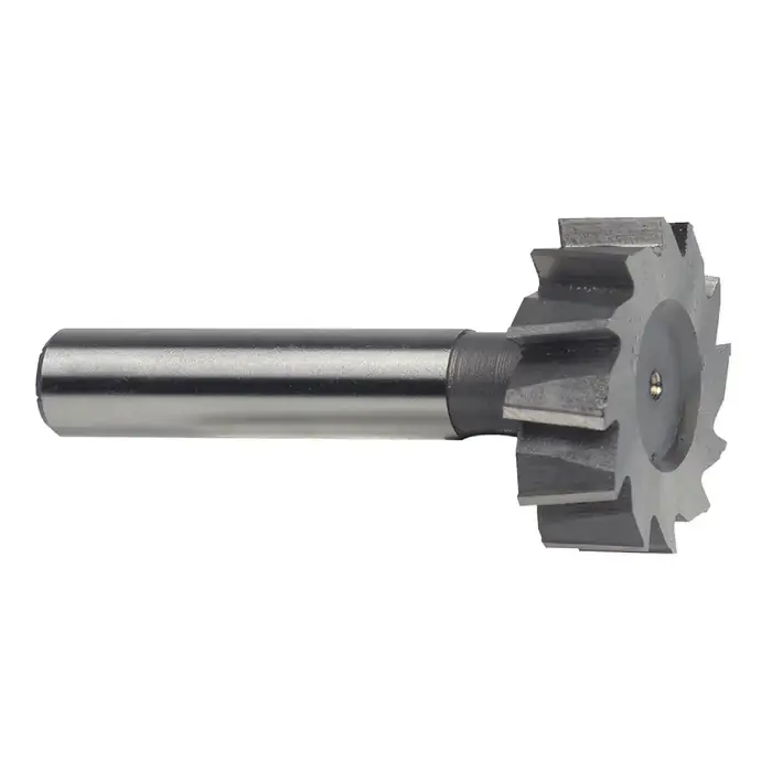Fast Shipping TTC PRODUCTION 10-185-005 5/8" Dia., 505 ANSI, 5/32" Face Width, High Speed Steel, 10 Teeth Woodruff Keyseat Cutter