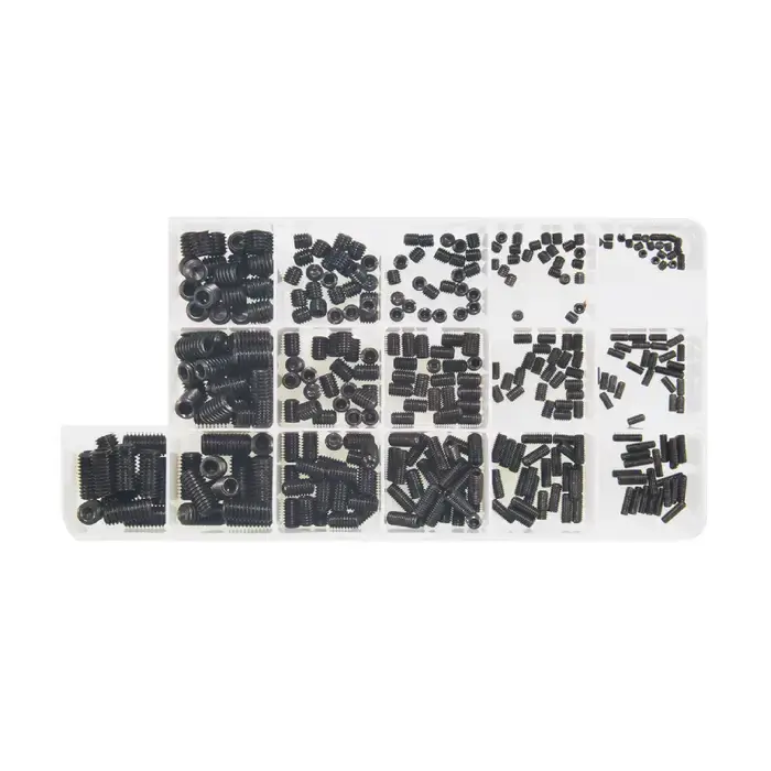 PRECISION BRAND 12975, 3mm x 3mm to 8mm x 16mm Thread Size, 375 Piece Screw Set Latest