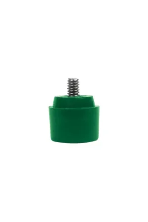 Clearance NUPLA 10T 1" Face Diameter, Vinyl Face Material, Green Color Replaceable Face