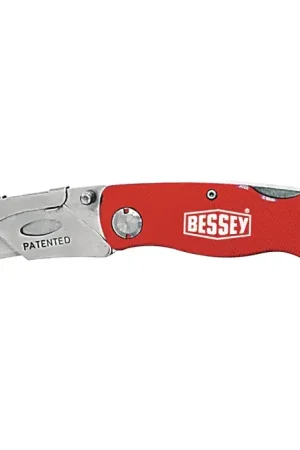 Limited Time BESSEY D-BKAH Aluminum Handle Folding Type, 1-3/4" Blade Length, Utility Blade Blade Type Utility Knife
