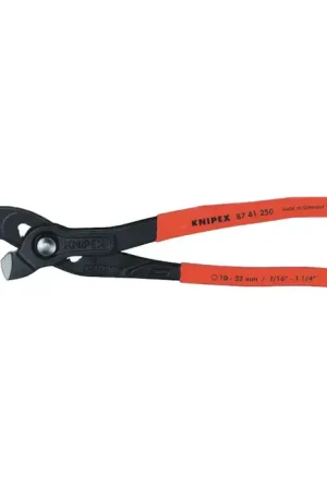KNIPEX 87 41-250 RAP 1-1/4" Capacity, 10" Overall Length, 15 Groove Positions Tongue & Groove Pliers Fresh Stock