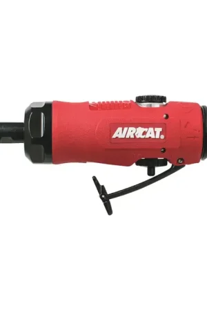 AIRCAT 6290 1/4" Collet Size, 0.75 Motor HP, 20,000 RPM No-Load Speed Pneumatic Die Grinder Hassle-Free Returns