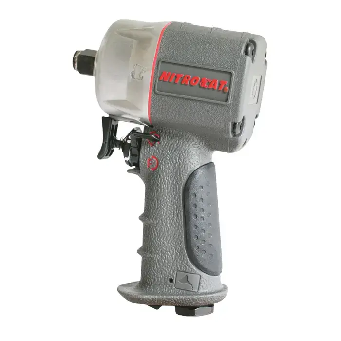 AIRCAT 1076-XL 3/8" Drive Size, 550 ft./lbs. Torque Ft_Lbs., 9,000 RPM No-Load Speed Pneumatic Impact Wrench Premium