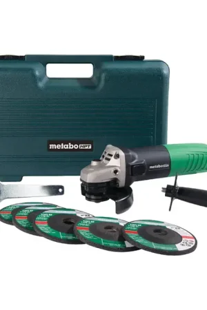 METABO HPT G12SR4M 4-1/2" Wheel Diameter, Corded Power Source, 6.2 Amperage Angle & Disc Grinder Same Day Shipping