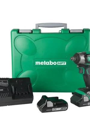 Super Sale METABO HPT WR18DBDL2M Drive Size, 225 In/Lbs. Maximum Torque, 0-2,700 RPM No-Load Speed Impact Wrench