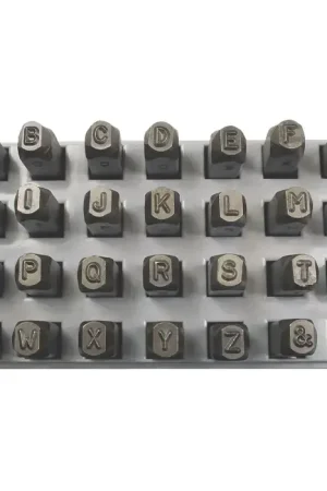 Markdown C.H. HANSON 25100 Letter Set Type, 3/32" Character Size, A-Z and & Characters Letters & Figures
