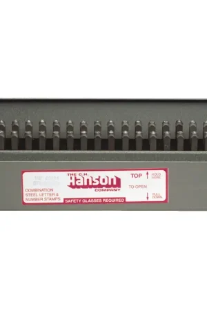 C.H. HANSON 20626 Letter & Number Set Type, 1/4" Character Size, A-Z, 0-8 and & Characters Letters & Figures Special Discount