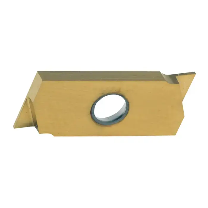 NIKCOLE - GIE-7-SG-1.1L C5-PV, Indexable Carbide On-Edge Grooving Insert, 0.043" Cutting Width, Left Hand Price Cut