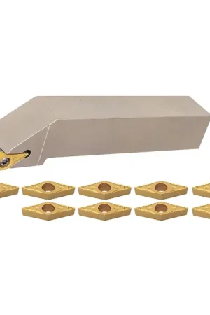 AKUMA 11.06.01014 - 1.0" VCMT33_ Turning Set with Inserts (Single), Right Hand Crafted