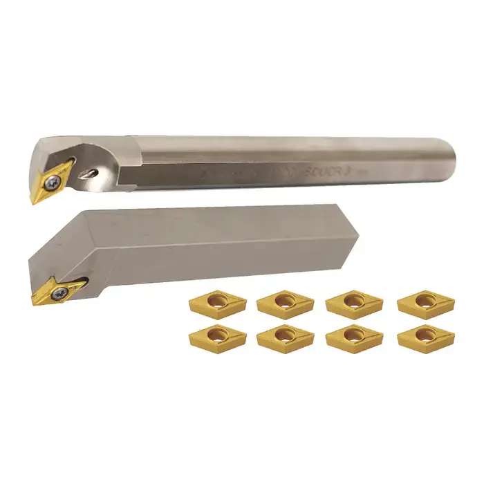 AKUMA 18.01.01034 - 3/4" Turning / Boring Set With Inserts, Right Hand One Day Deal