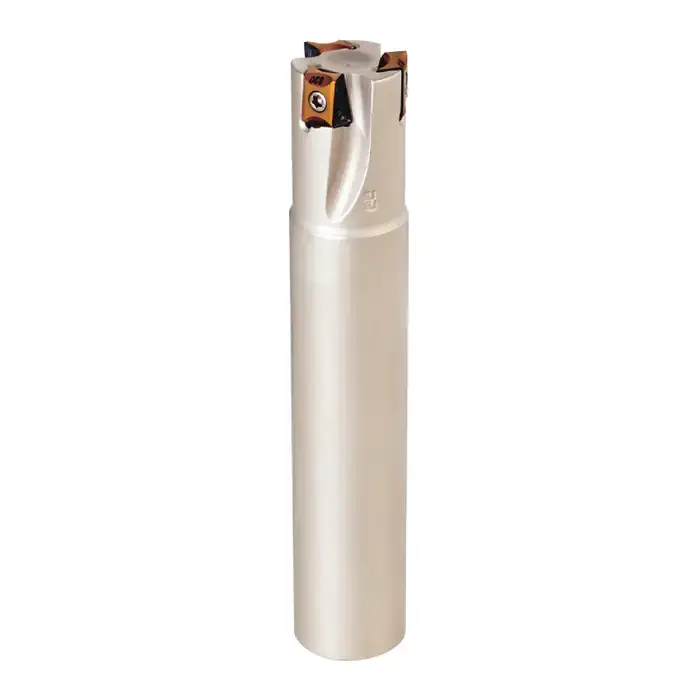 Grab Now ISCAR 3107146 - T490 ELN D.88-2-W.75-11, 0.875" 90 Degree Indexable End Mill for T490 LNMT1106 Inserts, Weldon, Right Hand