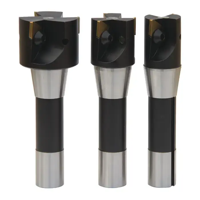 Budget TERRA CARBIDE 07-0716-22 - Multi Piece Indexable End Mill Set with Inserts, Right Hand