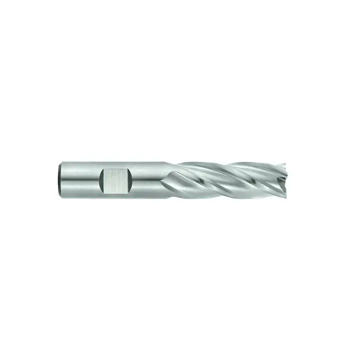 NIAGARA N52163 1/2" Size, 2" LOC, 4 Flute, Bright Cobalt Square End Mill High Quality