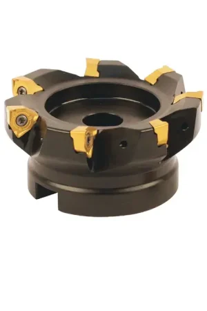 AKUMA 09.07.00828 - XNPC.22.150R-6, 1.500" 90 Degree Square Shouldering Indexable Face Mill for XNEX22_R Inserts, Right Hand Deal