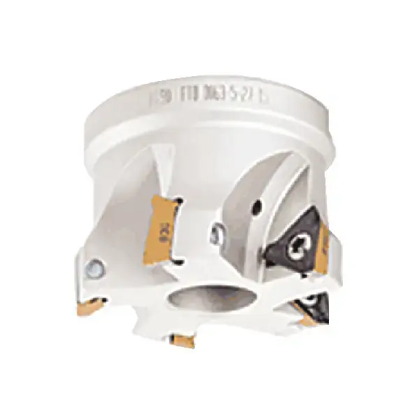 Hot Picks ISCAR 3106565 - HM390 FTD D4.00-6-1.5-15, 4.000" 90 Degree Square Shouldering Indexable Face Mill for TDKT1505 Inserts, Right Hand