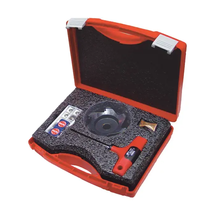 MIL-TEC KT-PS312-2 - 2.000" - Multi Insert Indexable Face Mill Set with Inserts, Right Hand Best Seller