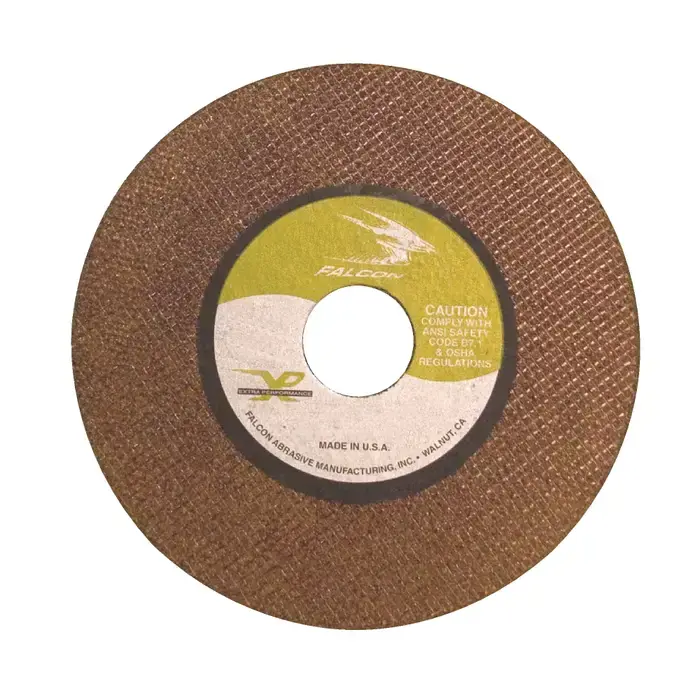 Flash Sale FALCON 7B21 4" Diameter Zirconia Aluminum Bonded Cut-Off Wheel - 3/8" Hole Size, 0.045" Wheel Thickness