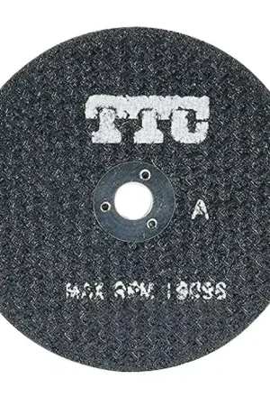 TTC 53-550-550 3" Diameter Aluminum Oxide Bonded Cut-Off Wheel - 1/4" Hole Size, 1/32" Wheel Thickness Authentic