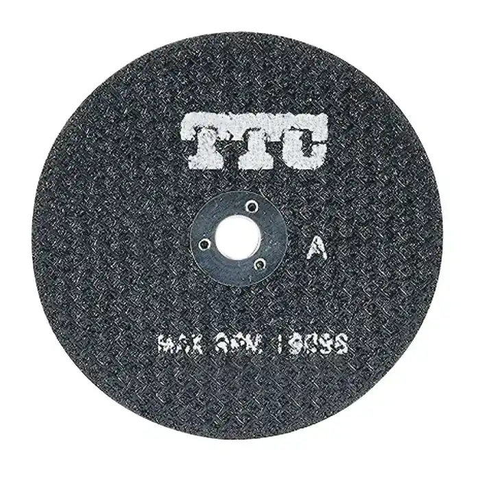 TTC 53-550-550 3" Diameter Aluminum Oxide Bonded Cut-Off Wheel - 1/4" Hole Size, 1/32" Wheel Thickness Authentic