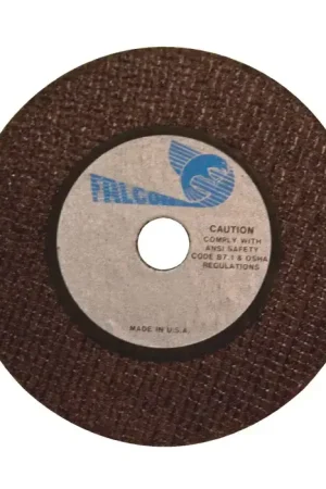 Flash Sale FALCON 1E21 3" Diameter Aluminum Oxide Bonded Cut-Off Wheel - 3/8" Hole Size, 0.035" Wheel Thickness