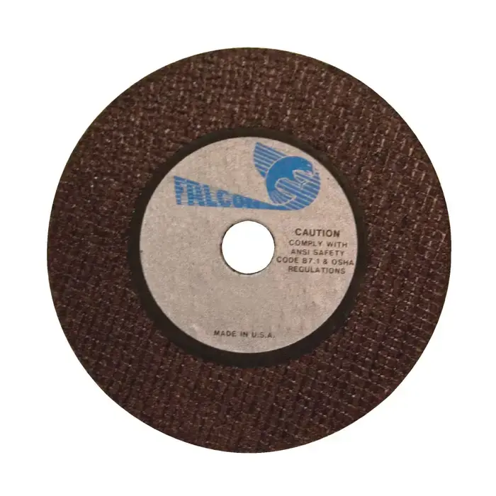 Flash Sale FALCON 1E21 3" Diameter Aluminum Oxide Bonded Cut-Off Wheel - 3/8" Hole Size, 0.035" Wheel Thickness