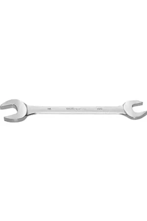 WILLIAMS 1731 3/4" x 13/16" Size, 9-11/32" Overall Length, Chrome Satin Finish Finish Coating Open End Wrench In Demand
