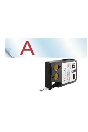 Best Choice DYMO 1868746 1/2" Width, 23‘ Length, Clear Tape/Red Print Color Labeler Tape