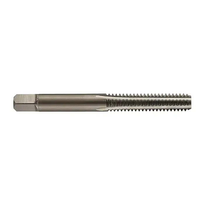 Last Chance YMW 1-1/4"-7 Size, H6 Thread Limit, Plug Chamfer, 4 Flute, Bright Vanadium High Speed Steel, Right Hand Cut Straight Flute Hand Tap