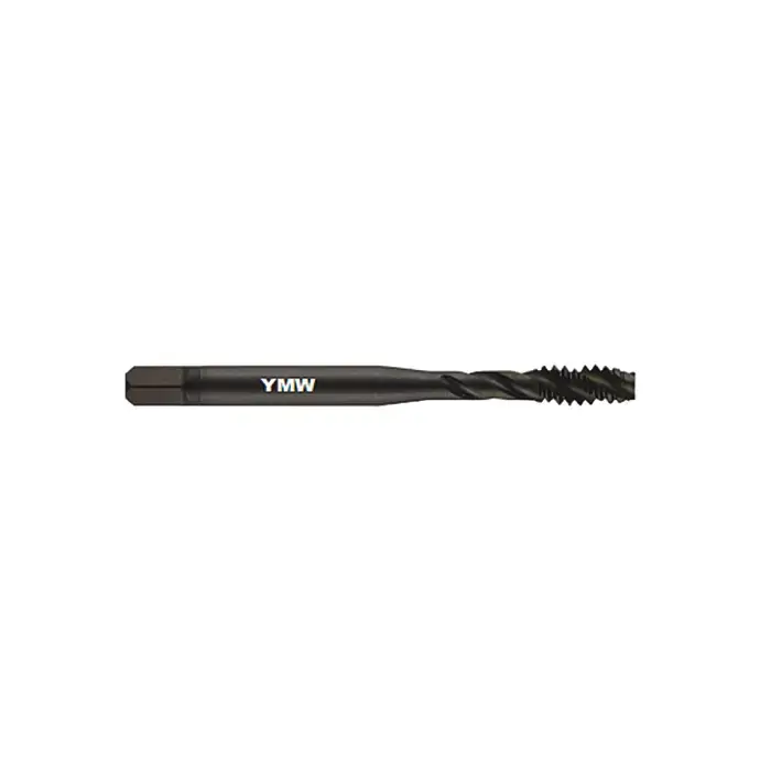 YMW 374919 M5-0.8 Size, D4 Thread Limit, Modified/Semi Bottoming Chamfer, 3 Flute, TiN Vanadium High Speed Steel, Right Hand Cut Spiral Fluted Tap Latest