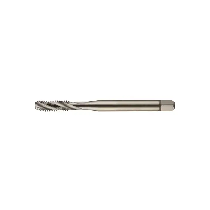 Premium YMW 386401 4-40 Size, H2 Thread Limit, Modified/Semi Bottoming Chamfer, 3 Flute, Nitride Surface Toughening Treatment Vanadium High Speed Steel, Right Hand Cut Spiral Fluted Tap
