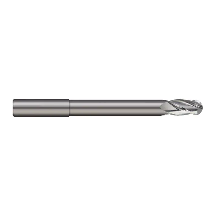 MICRO 100 BLR-187-2 3/16" Size, 3/8" LOC, 2 Flute, Solid Carbide Ball End Mill While Supplies Last