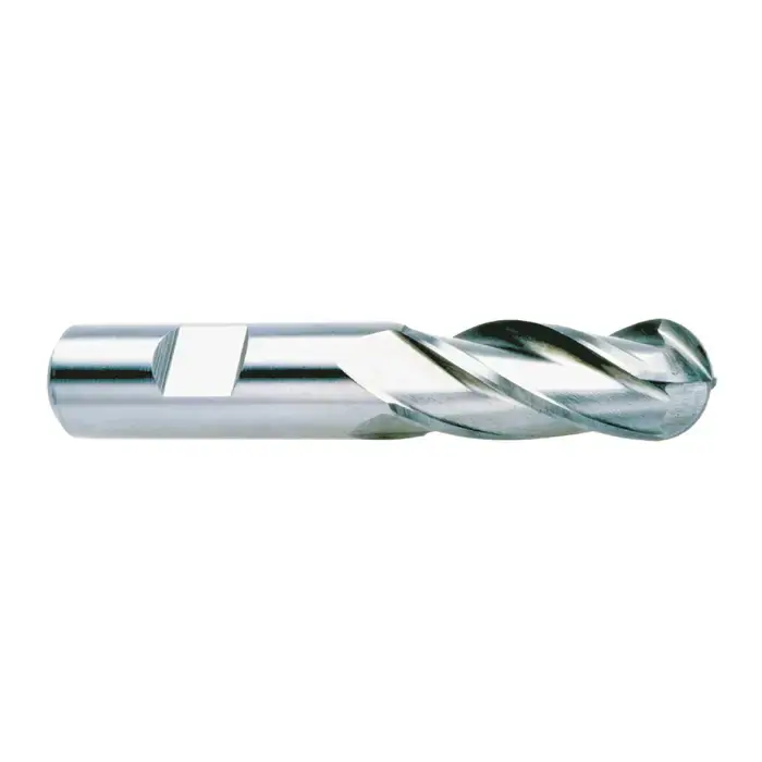 TTC 08-372-017 1/4" Size, 1-1/4" LOC, 4 Flute, High Speed Steel Ball End Mill Limited Offer