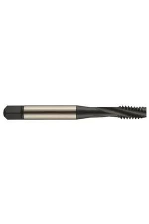 YMW 387580 8-32 Size, H3 Thread Limit, Bottoming Chamfer, 3 Flute, Black Oxide Vanadium High Speed Steel, Right Hand Cut Spiral Fluted Tap Trusted Brand